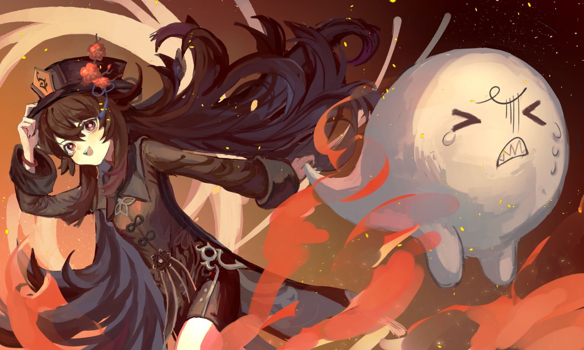 Ху Тао Геншин арт