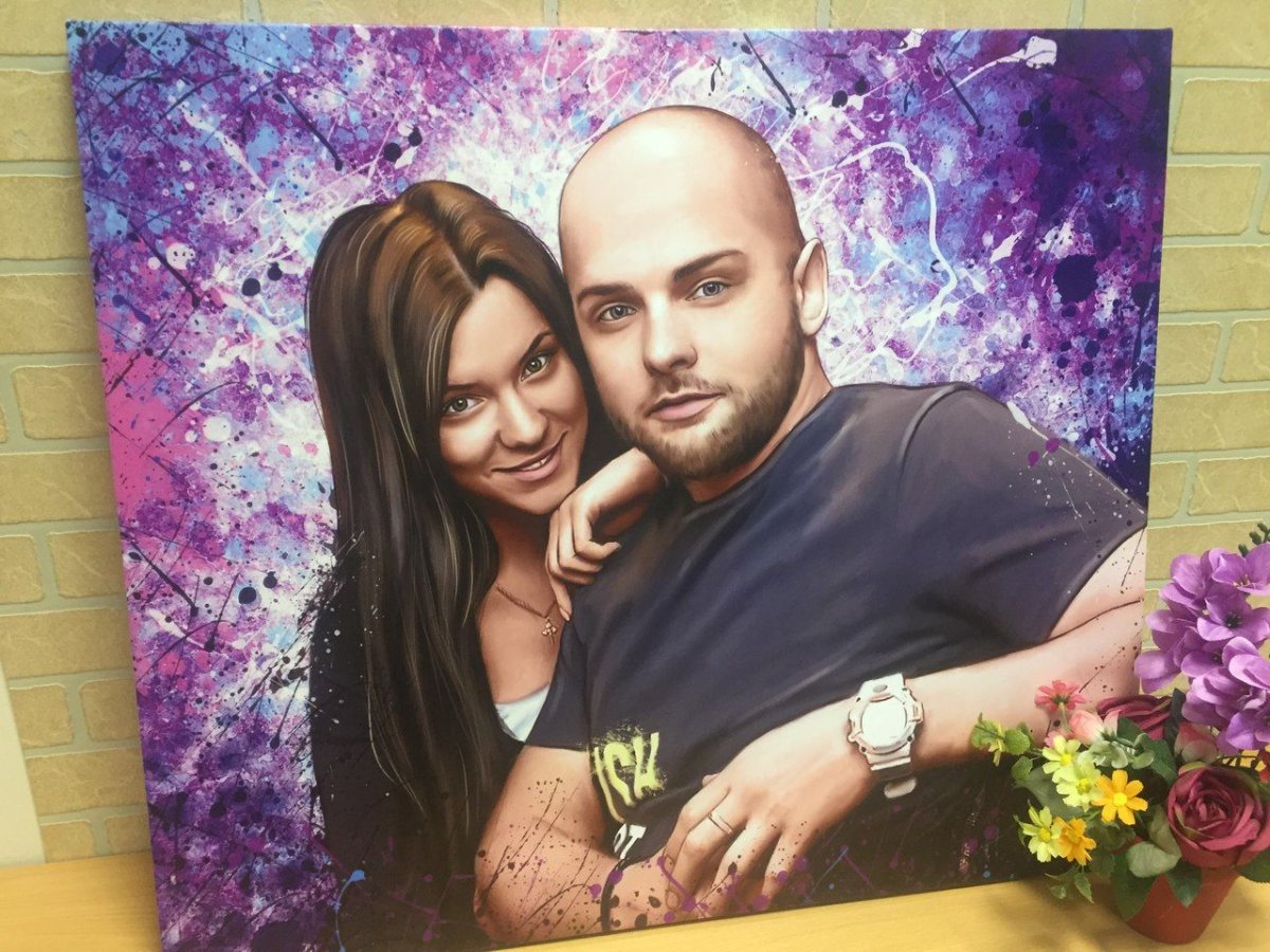 Портрет на холсте