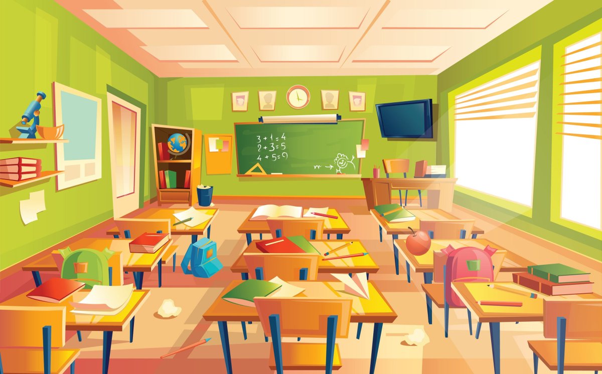 Классная комната рисунок