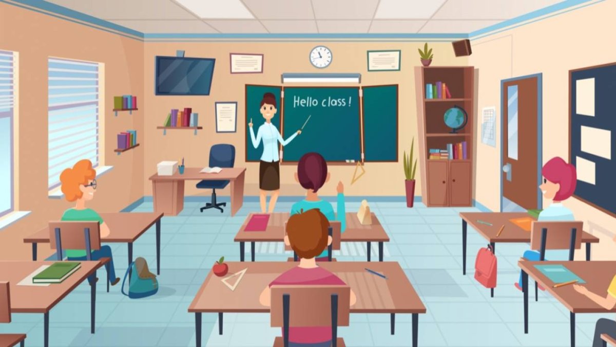 Классная комната вектор