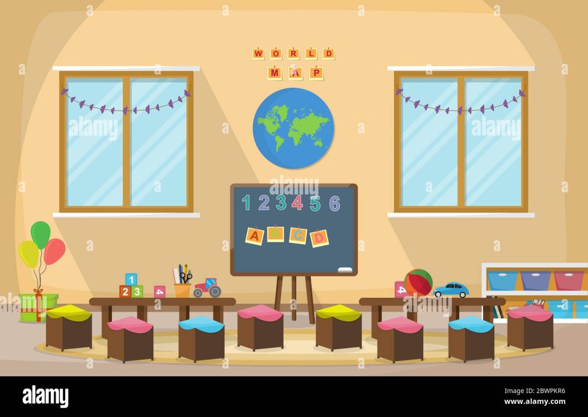 Классная комната рамки для презентации