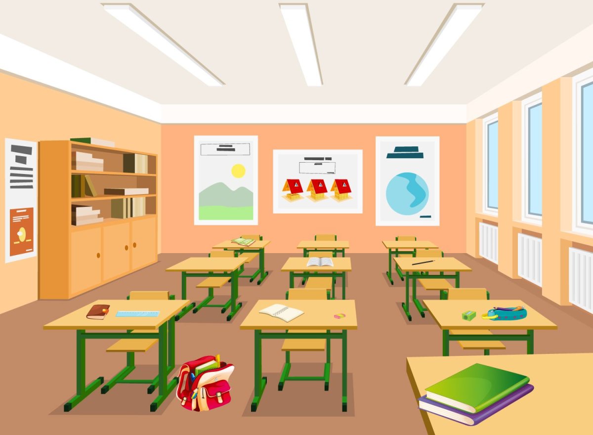 Школьный класс вектор