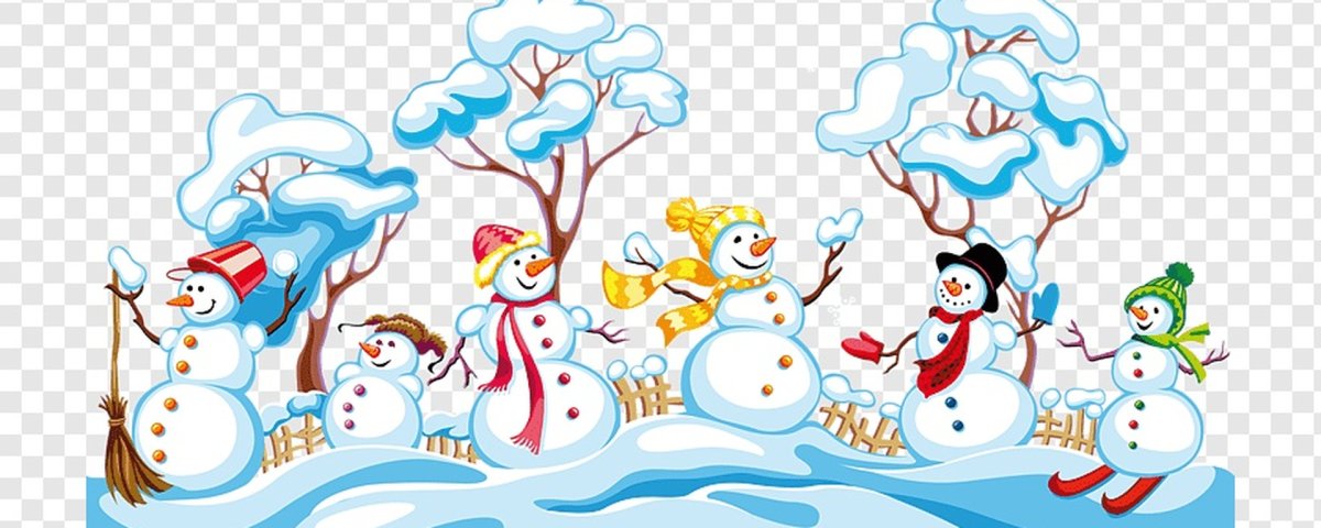 Пазл Снеговик для детей