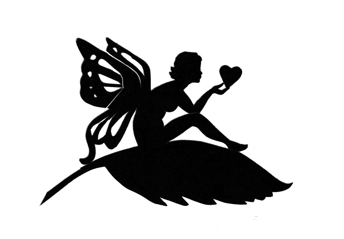 Силуэты фей и эльфов