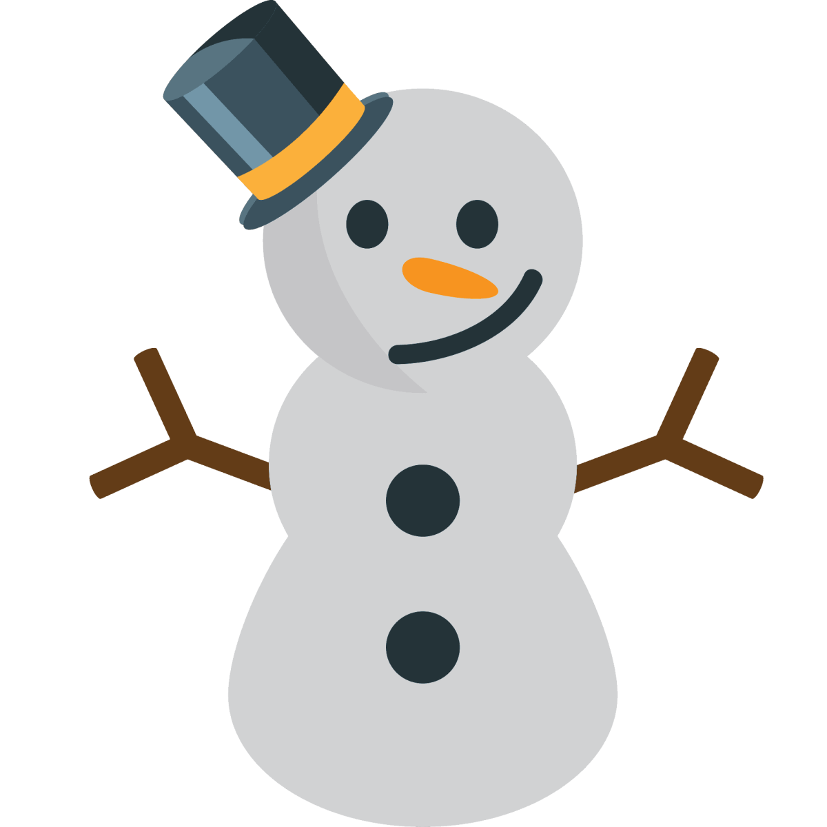 Снеговики с разными эмоциями