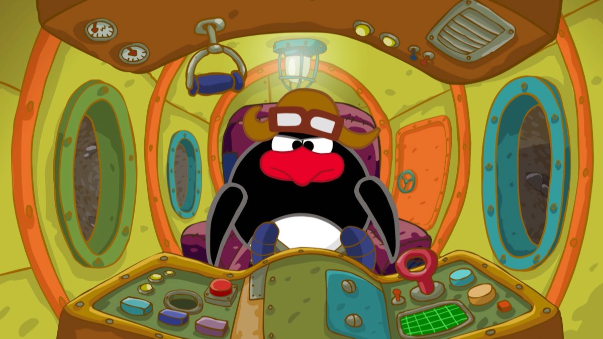 Смешарики Крош и Ежик зимой