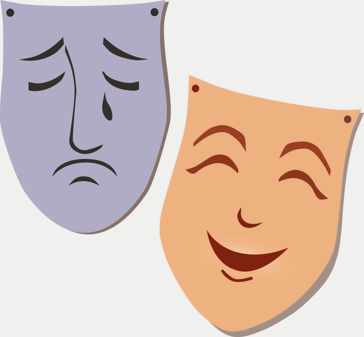 Маска грусти и радости