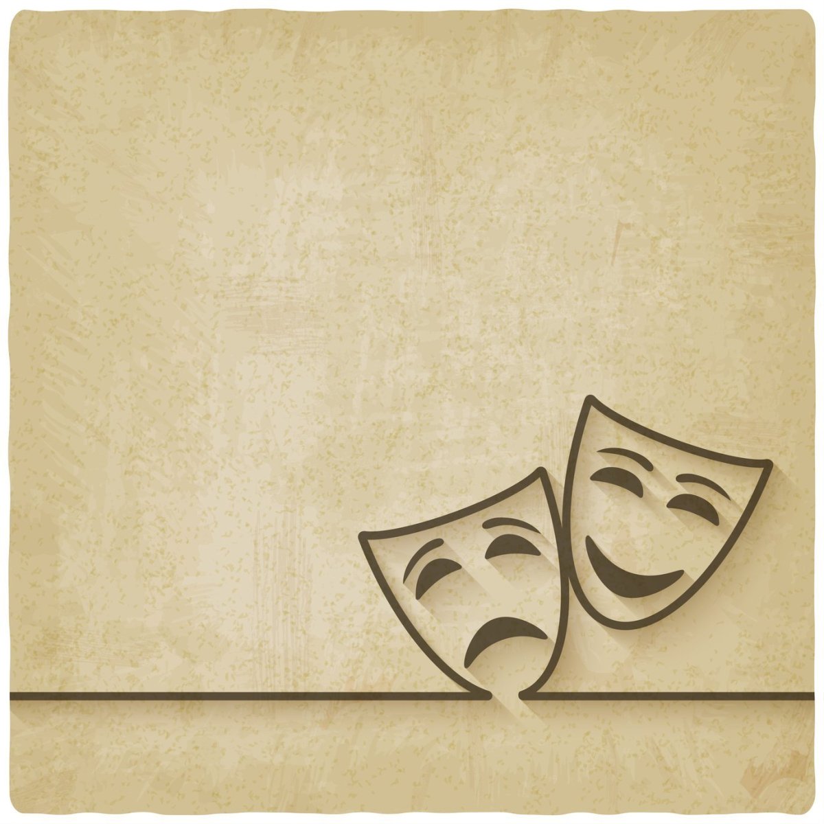 Театральные маски Минимализм