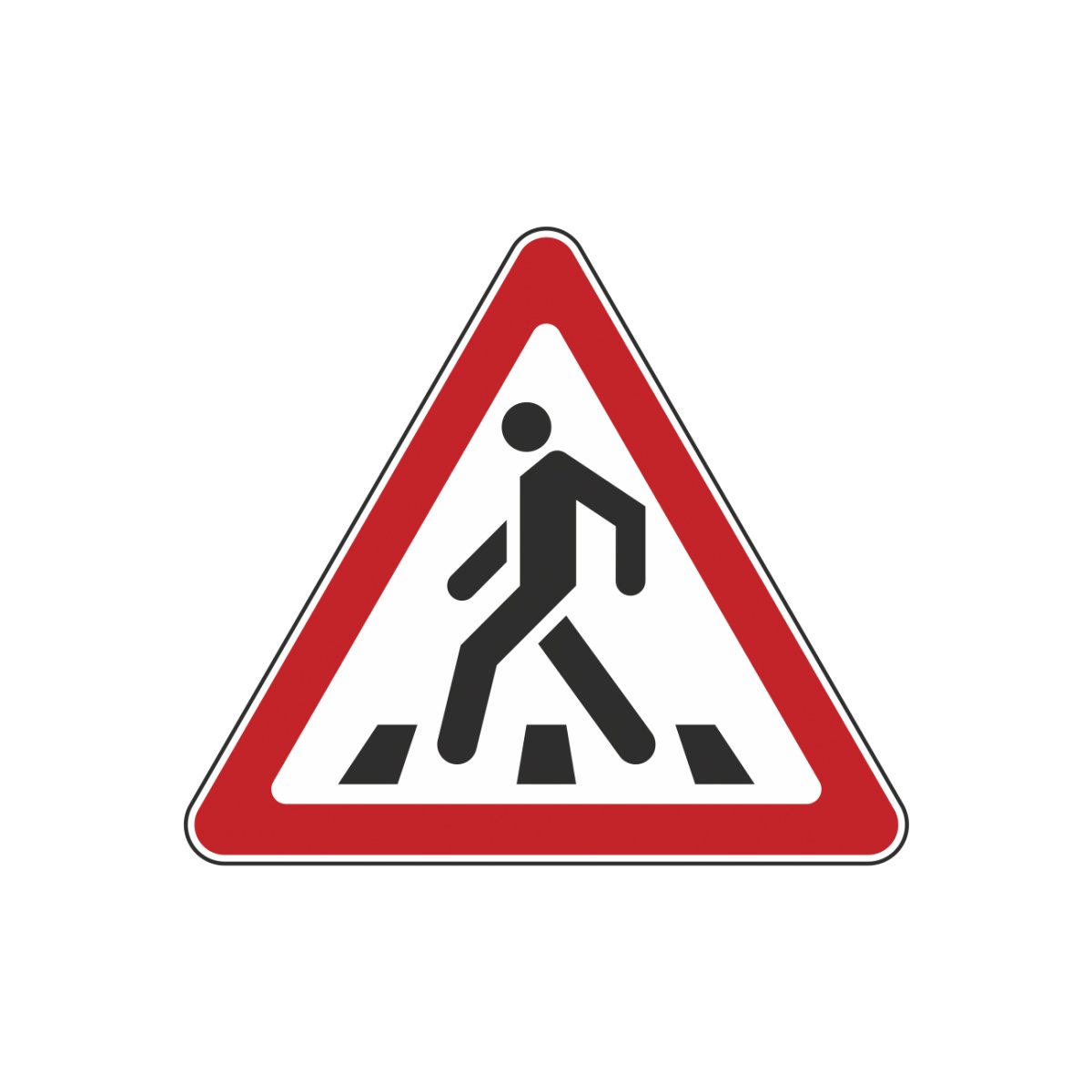 Дорожный знак пешеходный переход