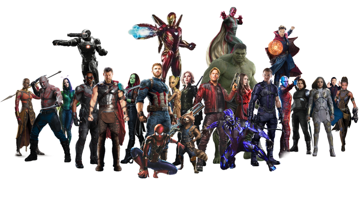 Обои в стиле Марвел