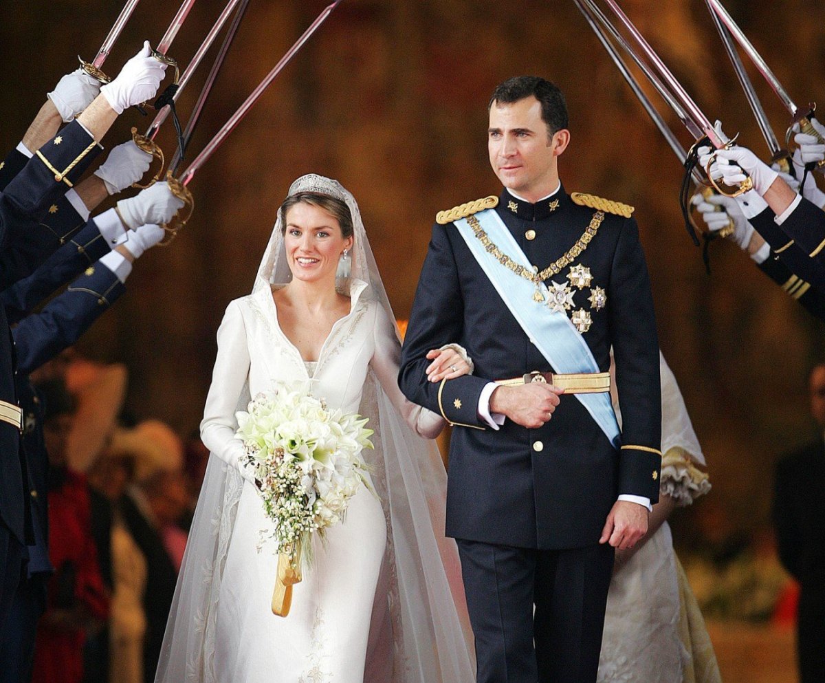 Королева Испании, Летисия, 2004 свадьба