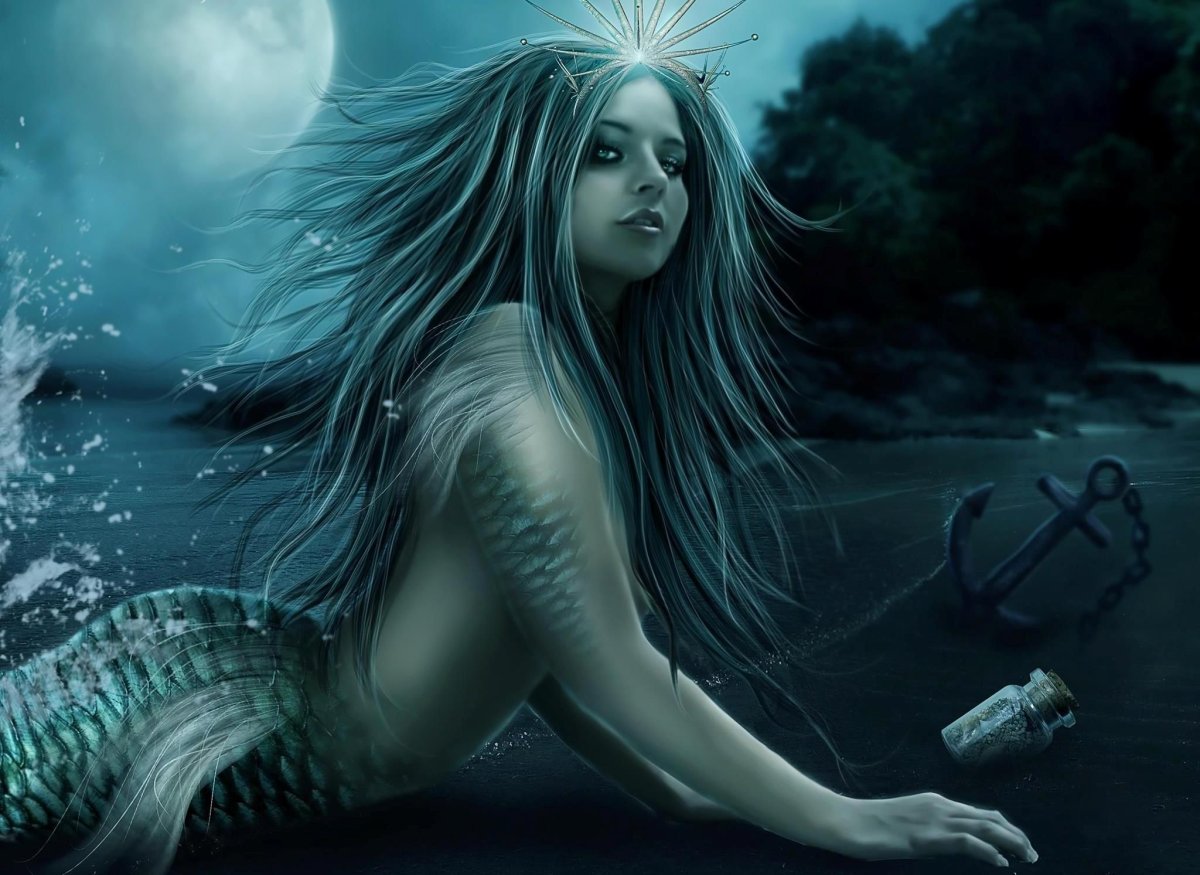 Русалка с клыками