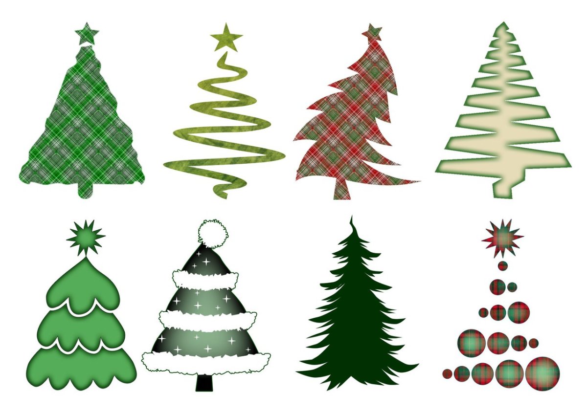 Схематичная елочка