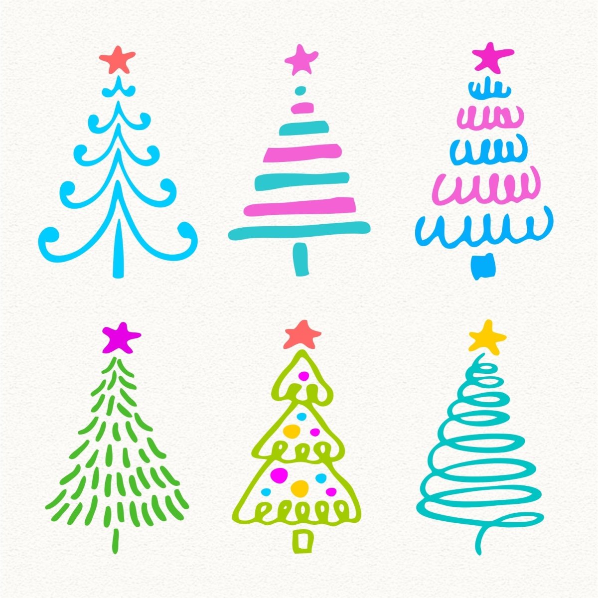 Елочки большие и маленькие