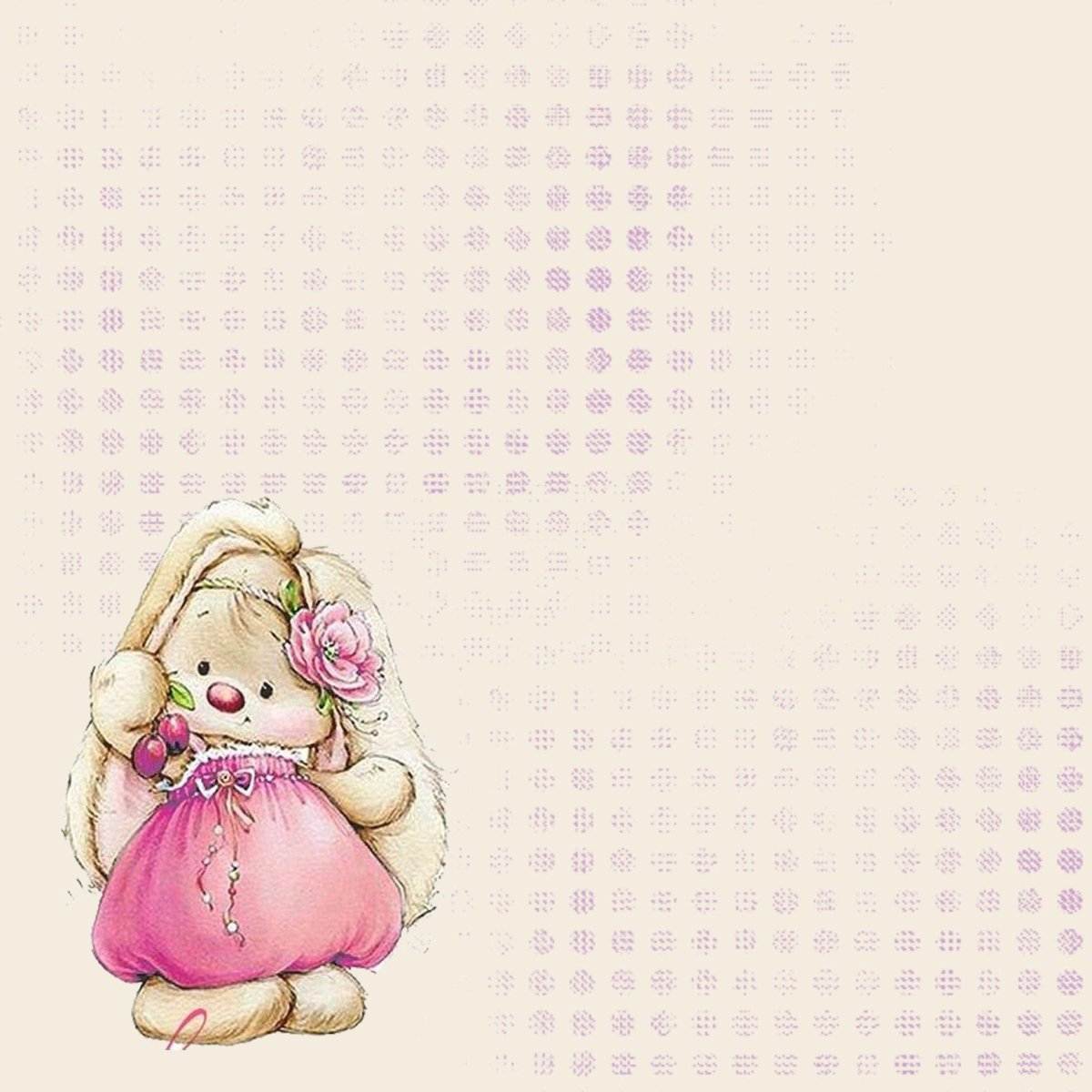 Зайки для скрапбукинга