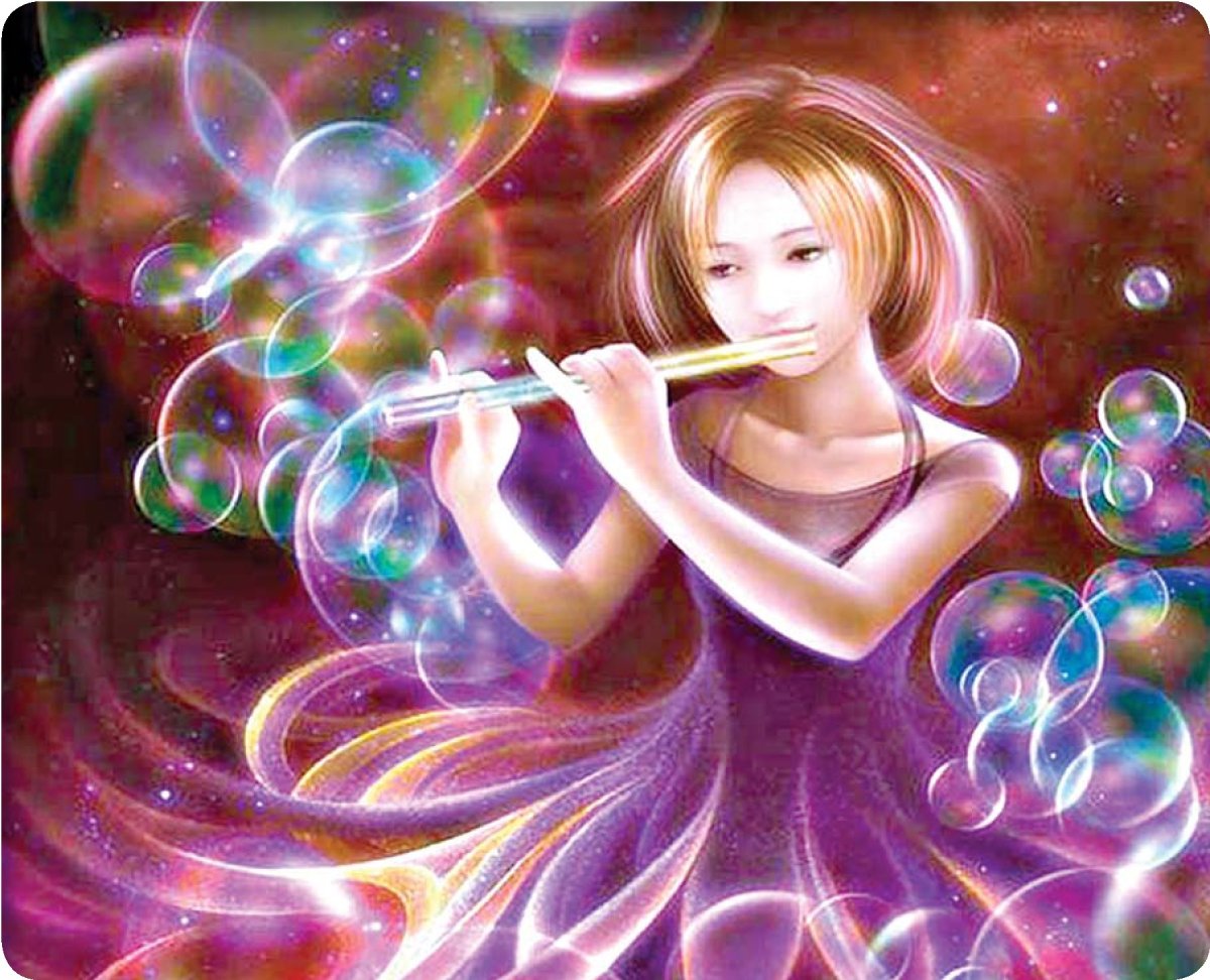 Фея с музыкальным инструментом