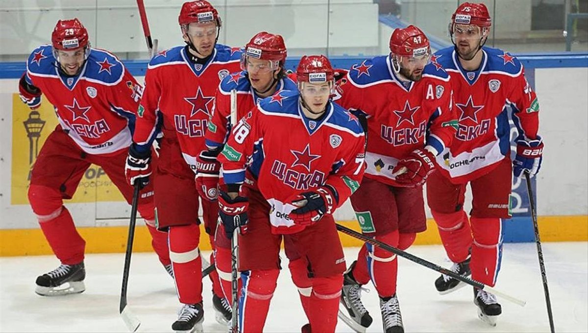 Хоккеисты хк ЦСКА