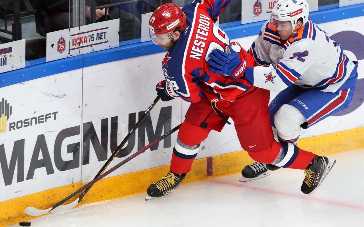 ЦСКА СКА хоккей