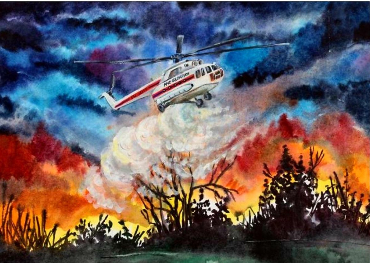 Рисование по пожарной безопасности в подготовительной группе