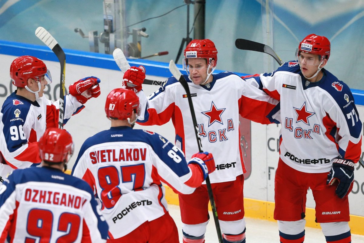 Хоккеисты ПХК ЦСКА