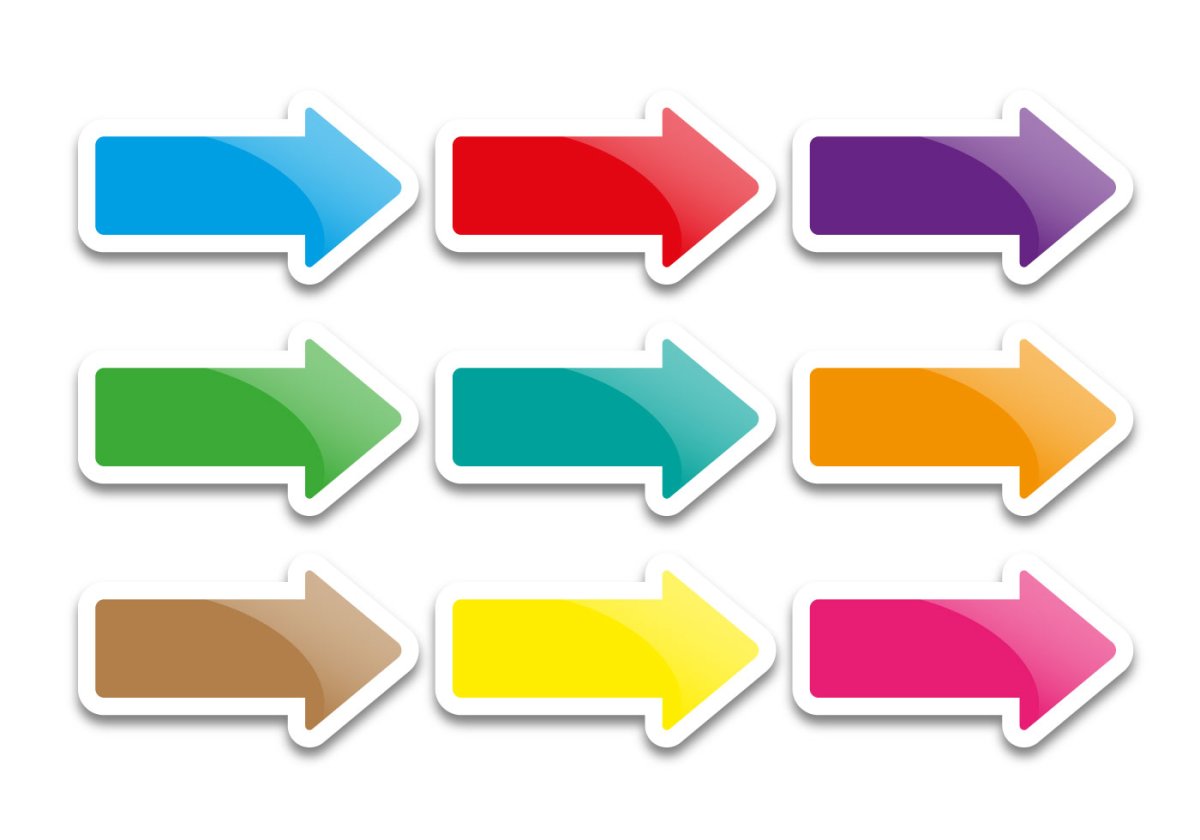 Креативные стрелки указатели