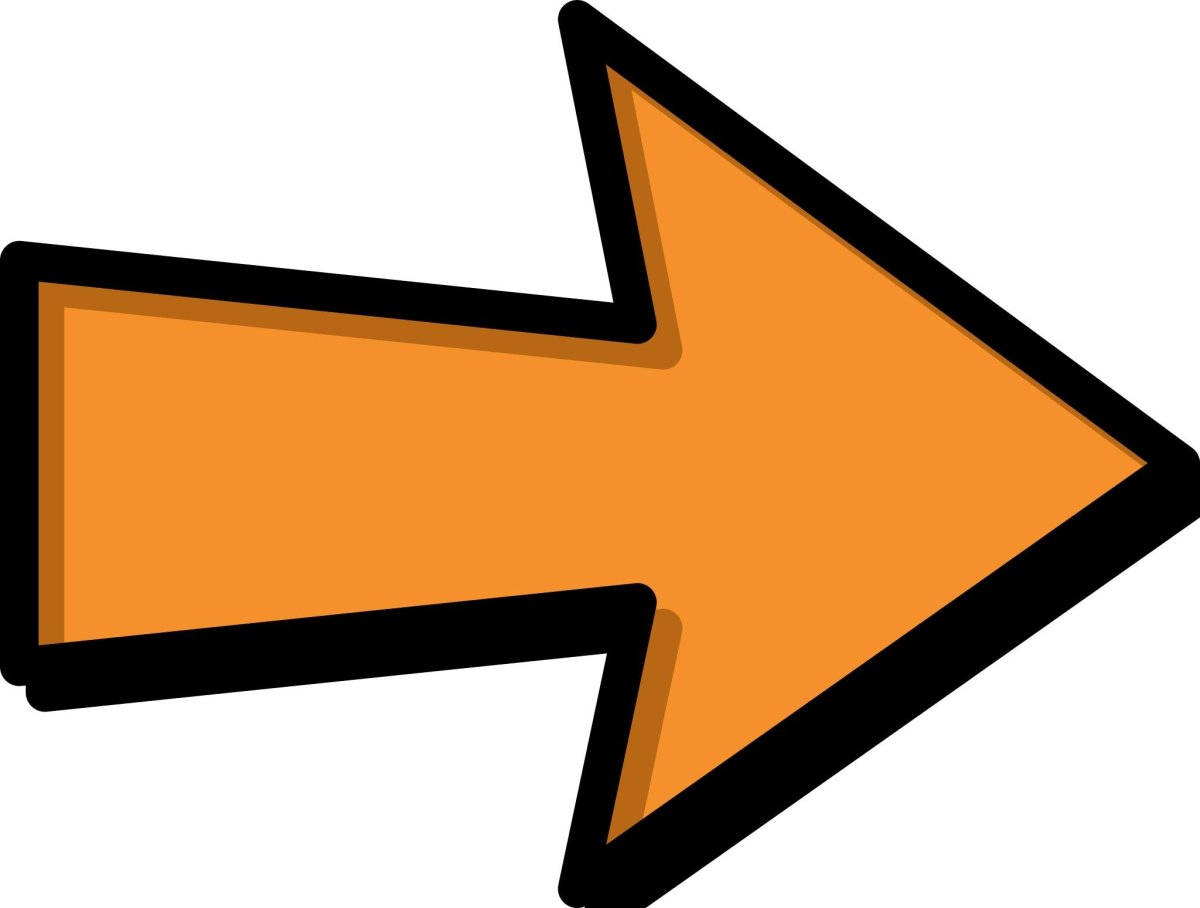 Оранжевая стрелка