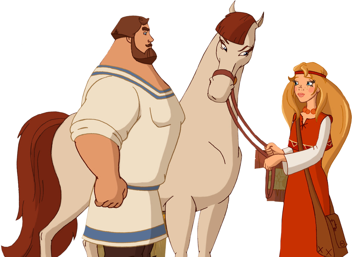 Илья Муромец из мультика три богатыря