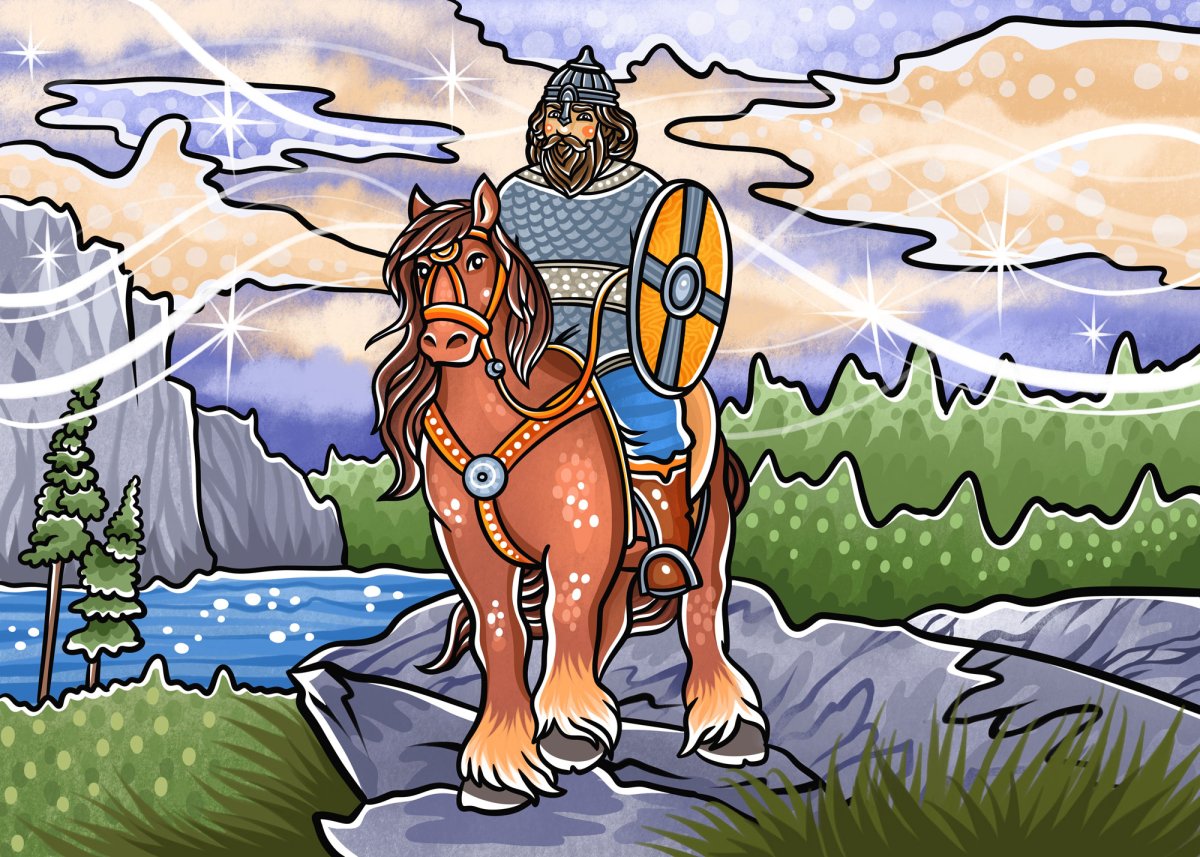 Толстой Илья Муромец иллюстрация