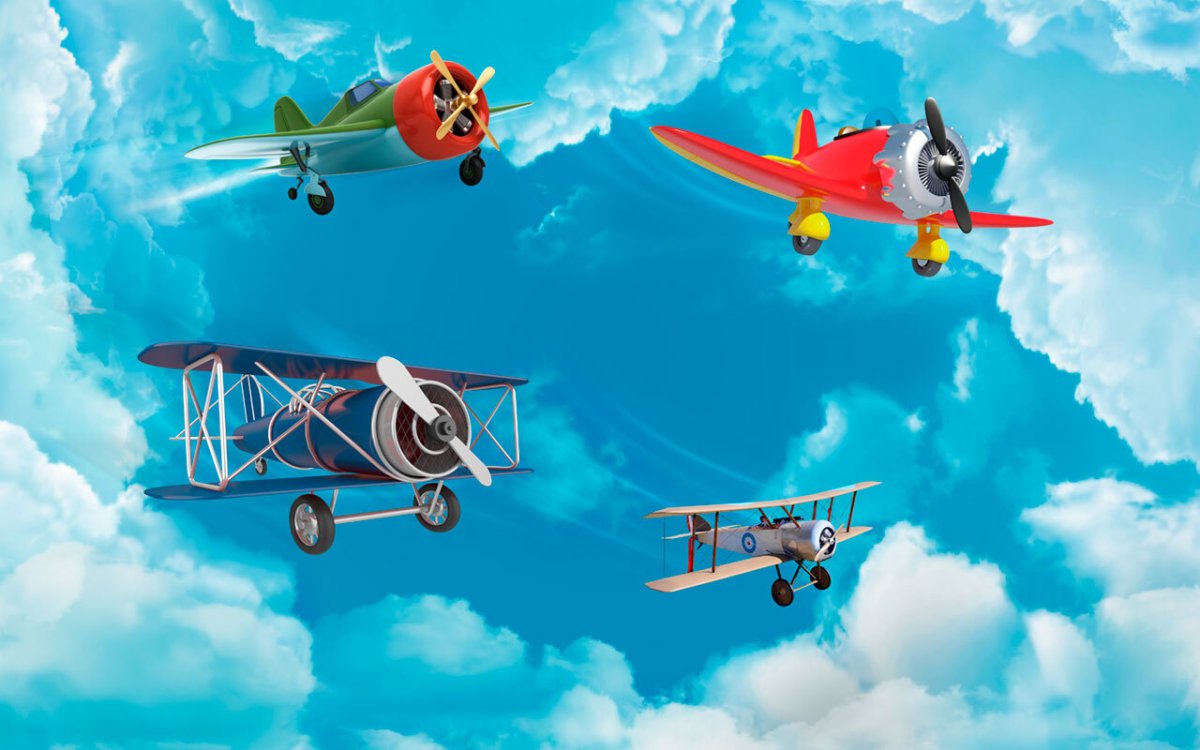 Фотообои самолет