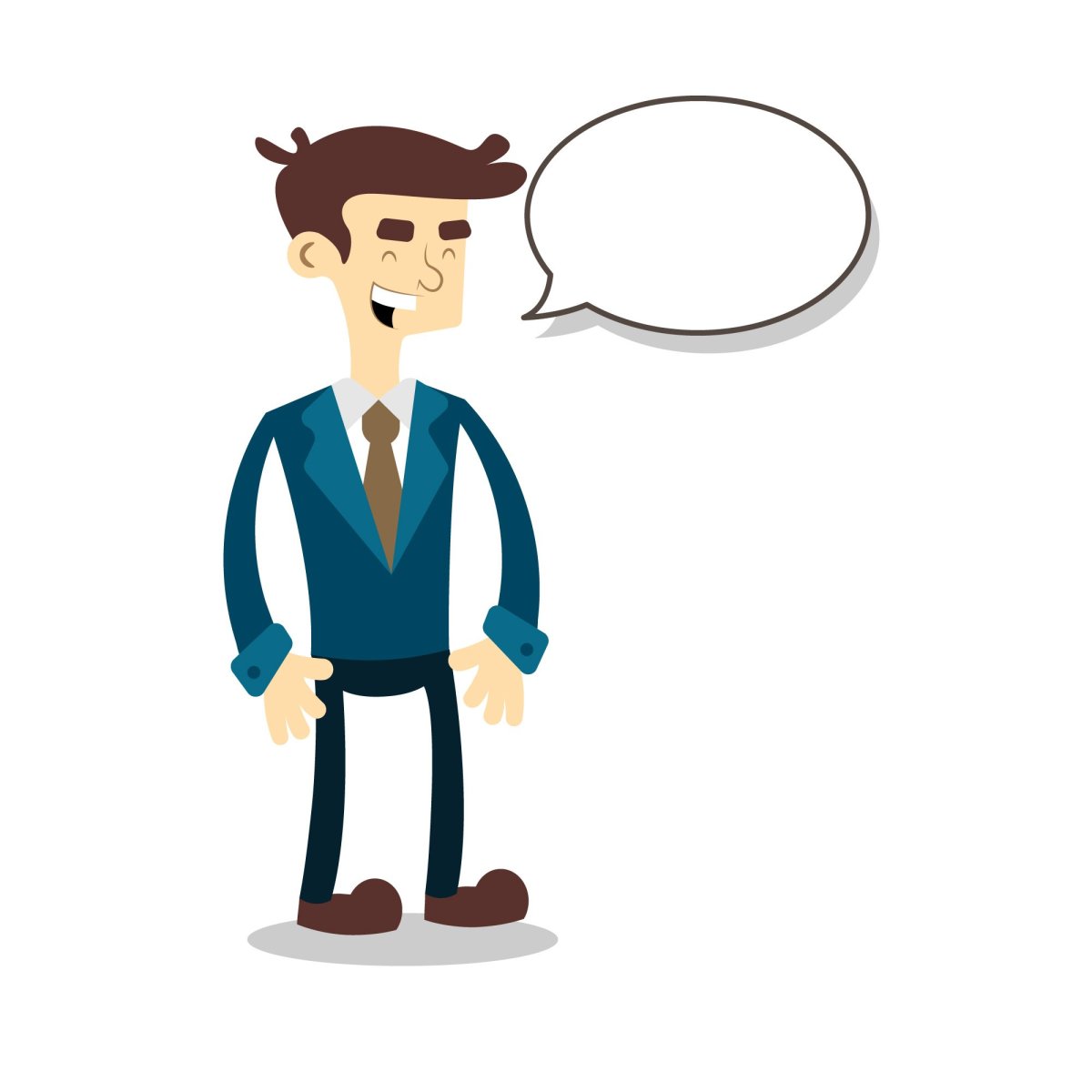 Человек говорит