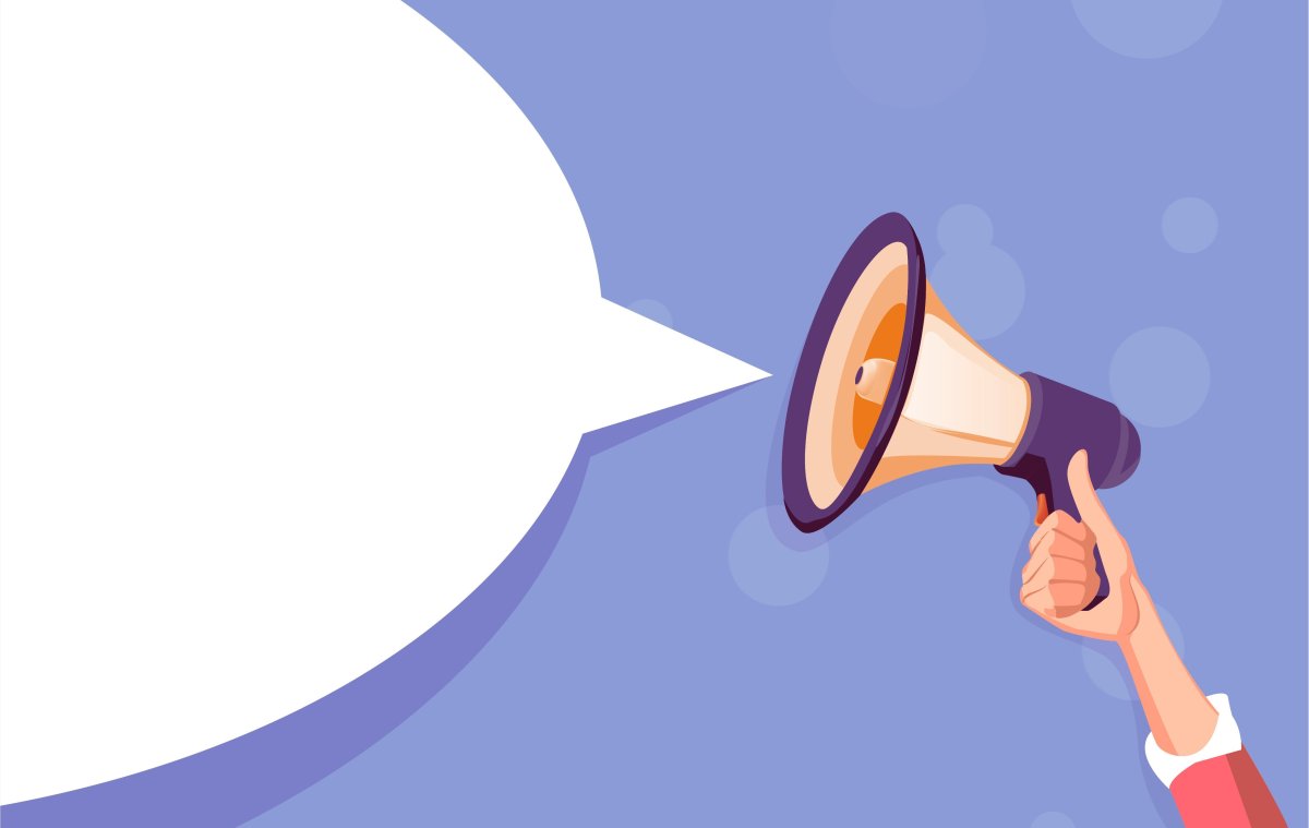 Человек с рупором