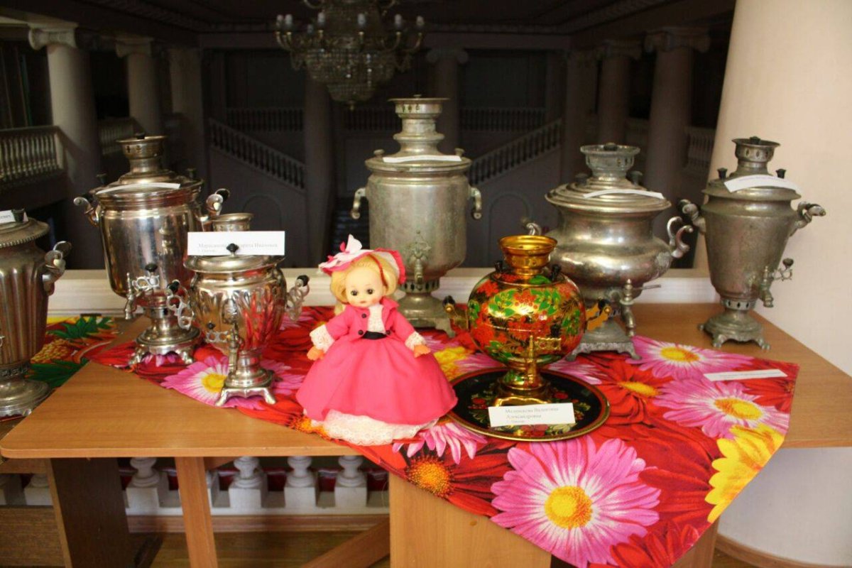 Тульский самовар Желудь кран