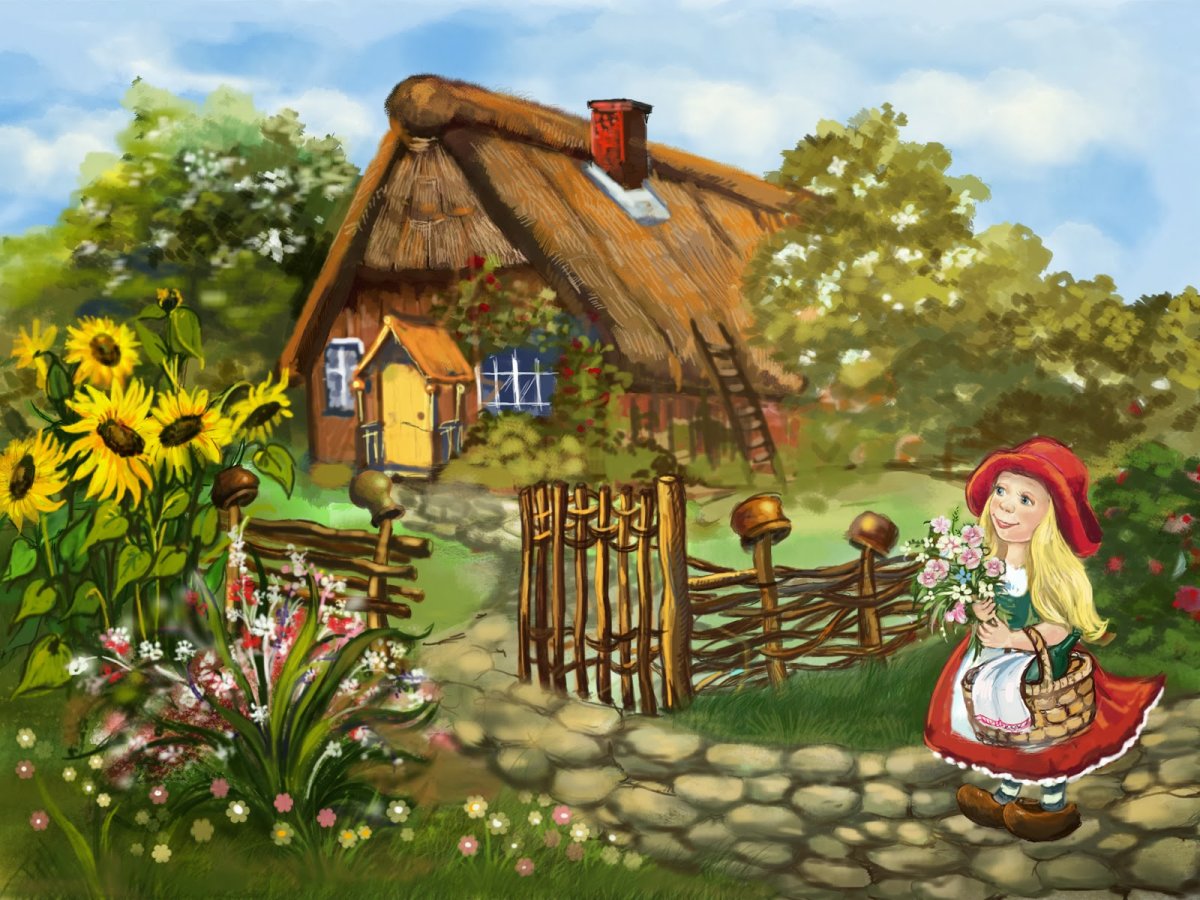 Сказочный домик бабушки