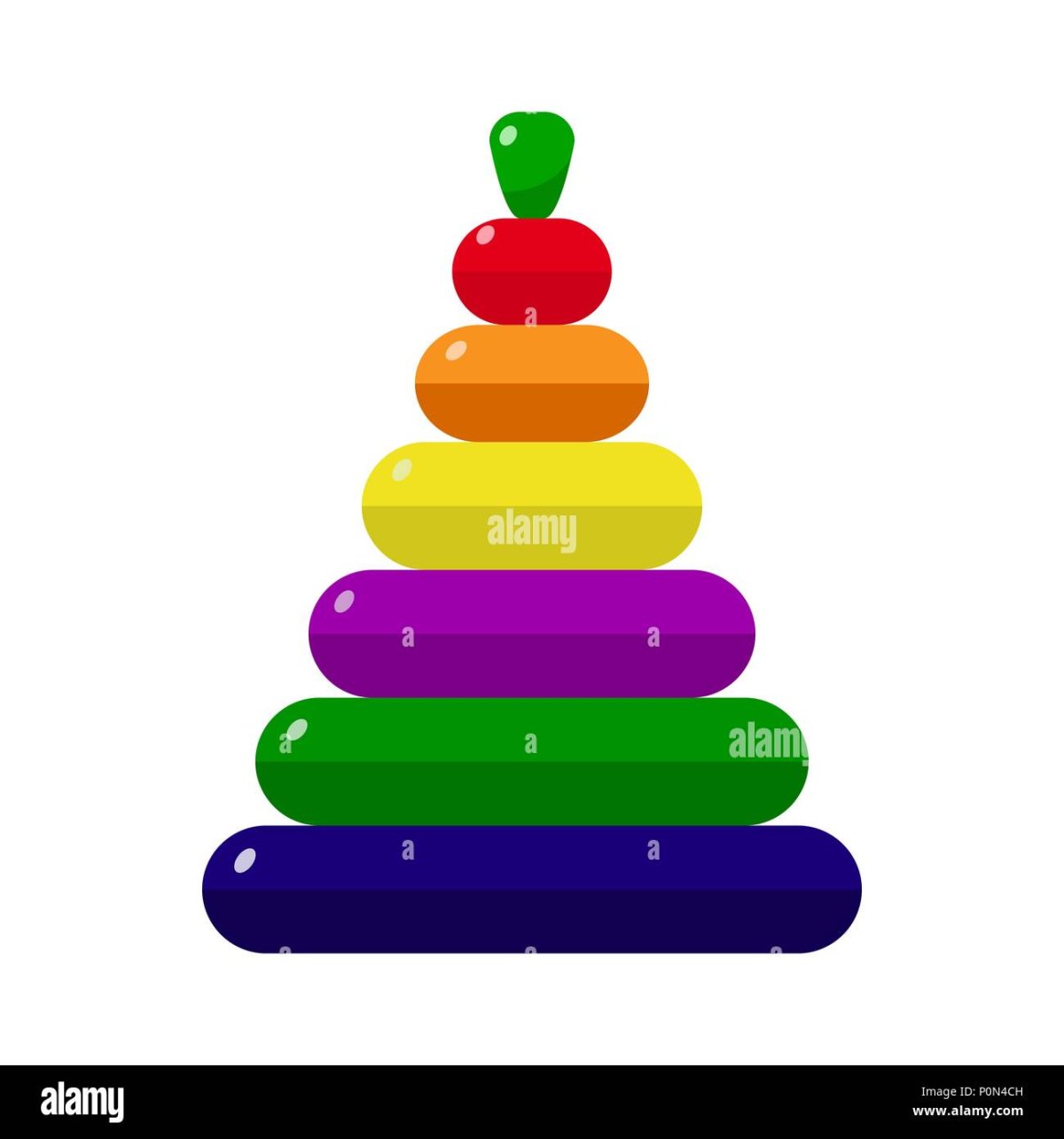 Детская пирамидка вектор