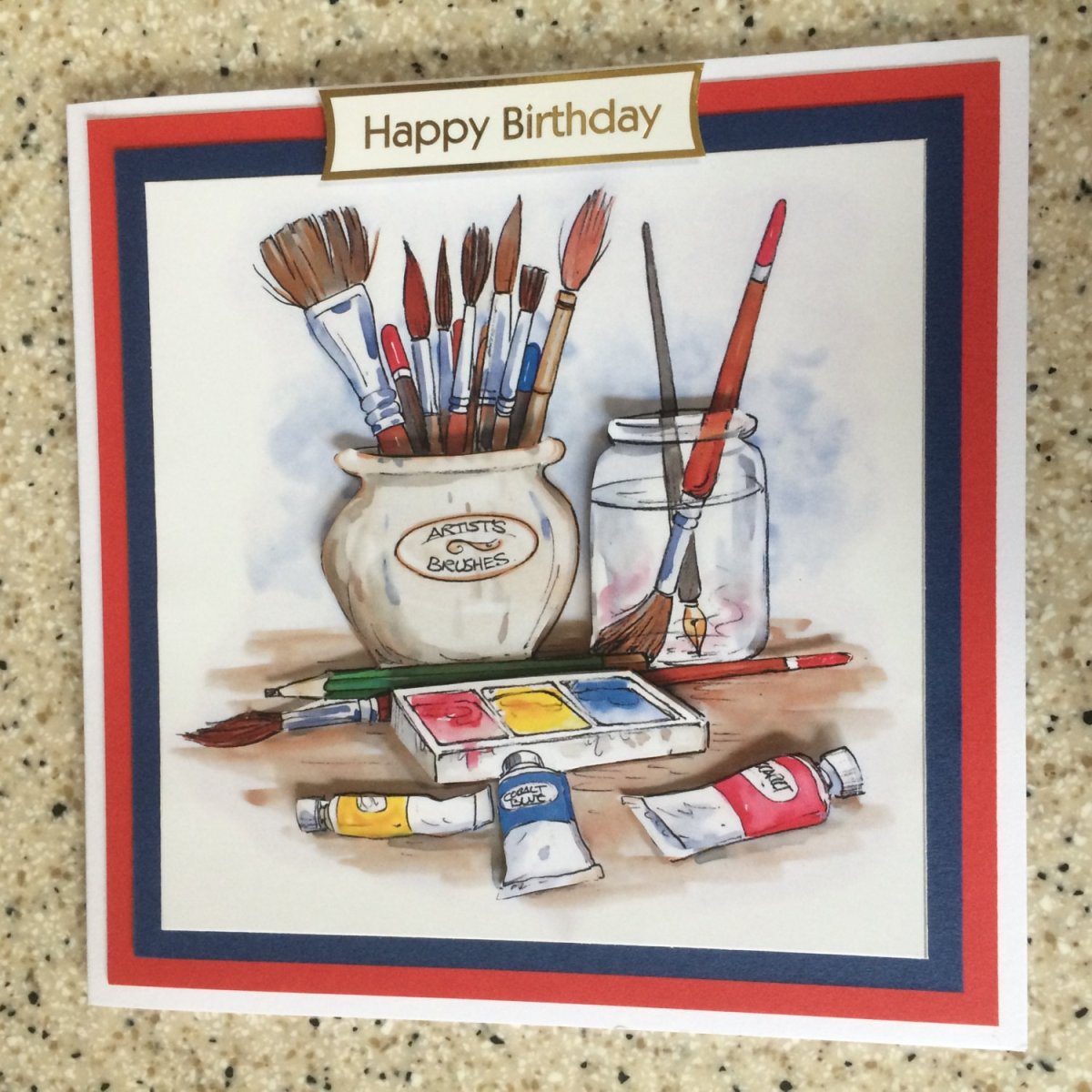 Открытка "художник"