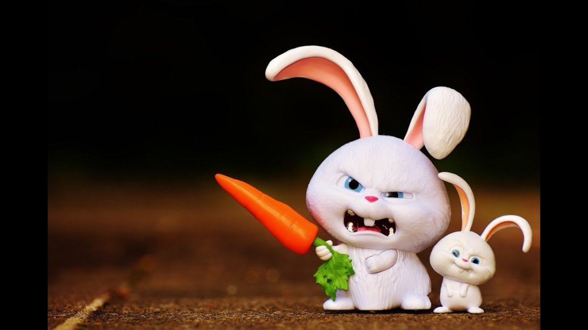 Белый кролик тим Бертон