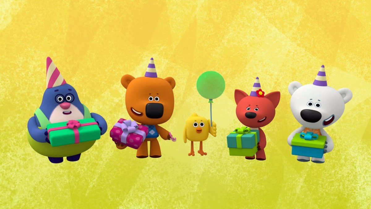 Герои мультика мишки Мимимишки