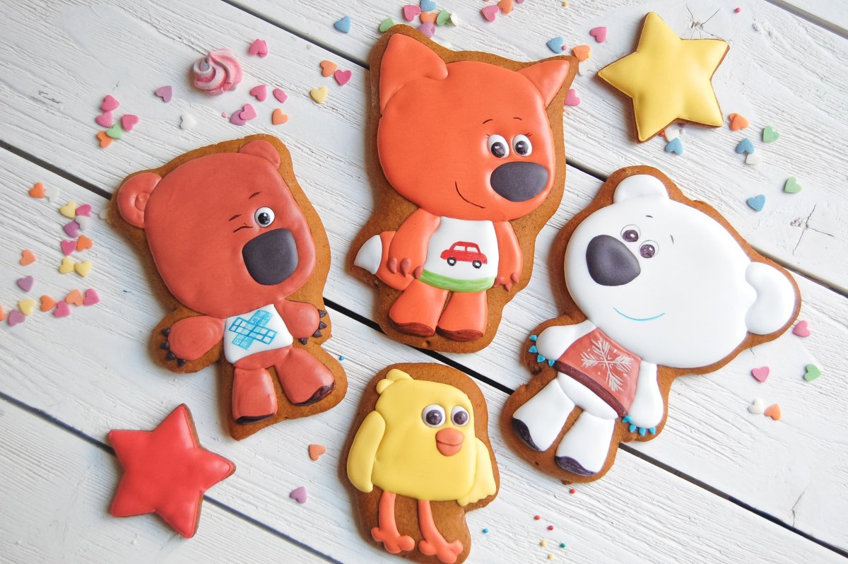 Пряники Мимимишки на торт