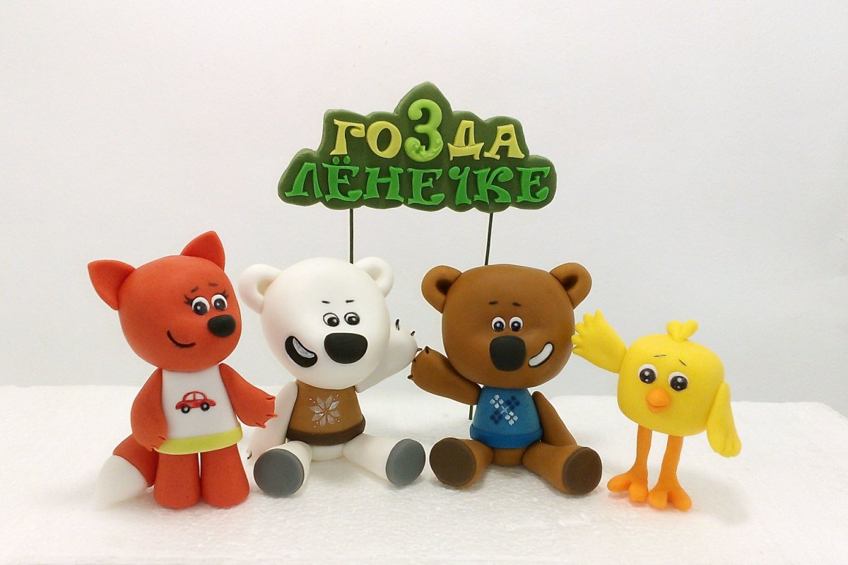 Фигурки МИМИМИШЕК из мастики