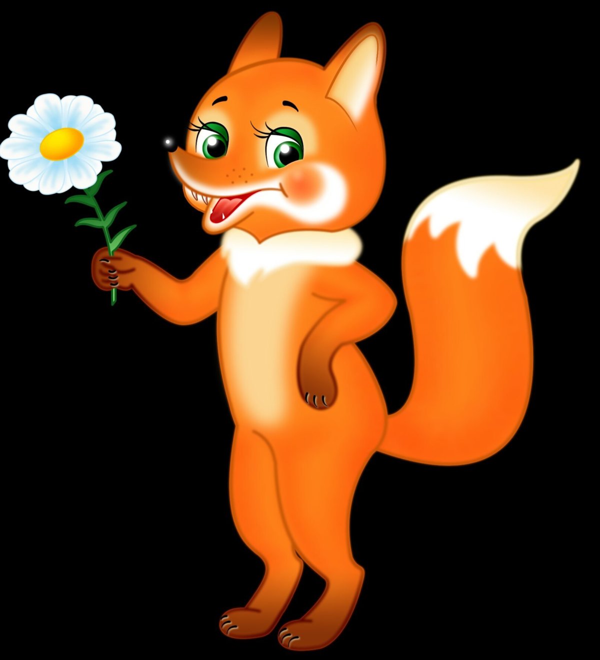 Лис мультяшный