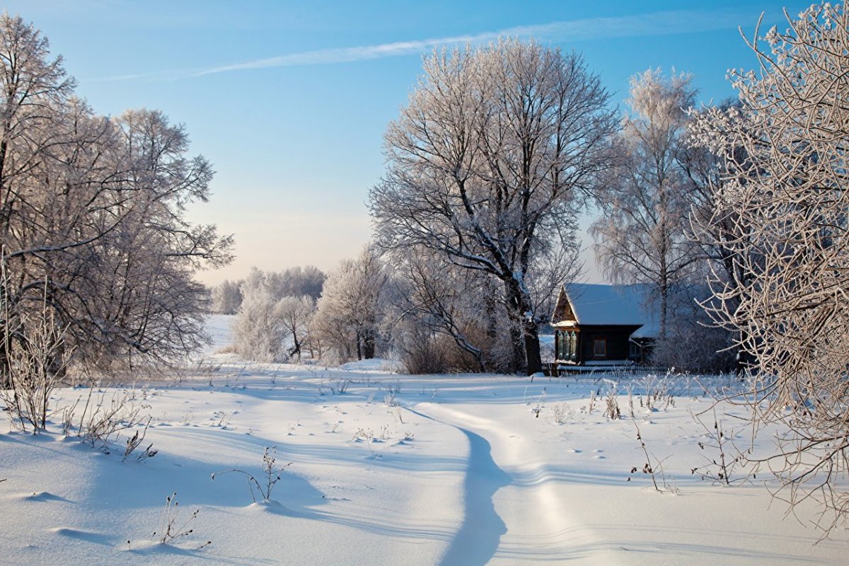 Сибирь зимой
