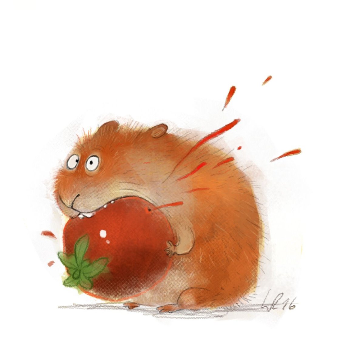 Хомяки Веселые иллюстрации