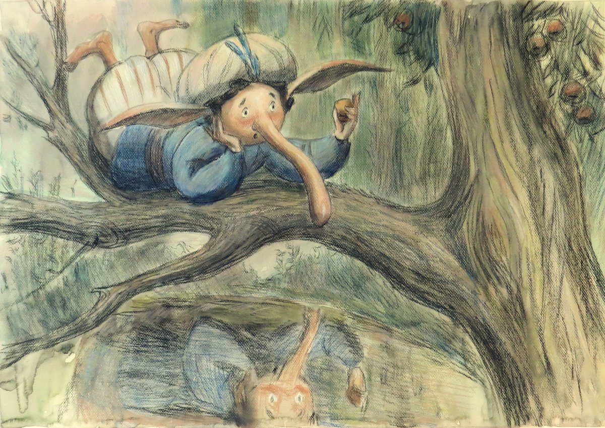 Рисунок к сказке маленький МУК