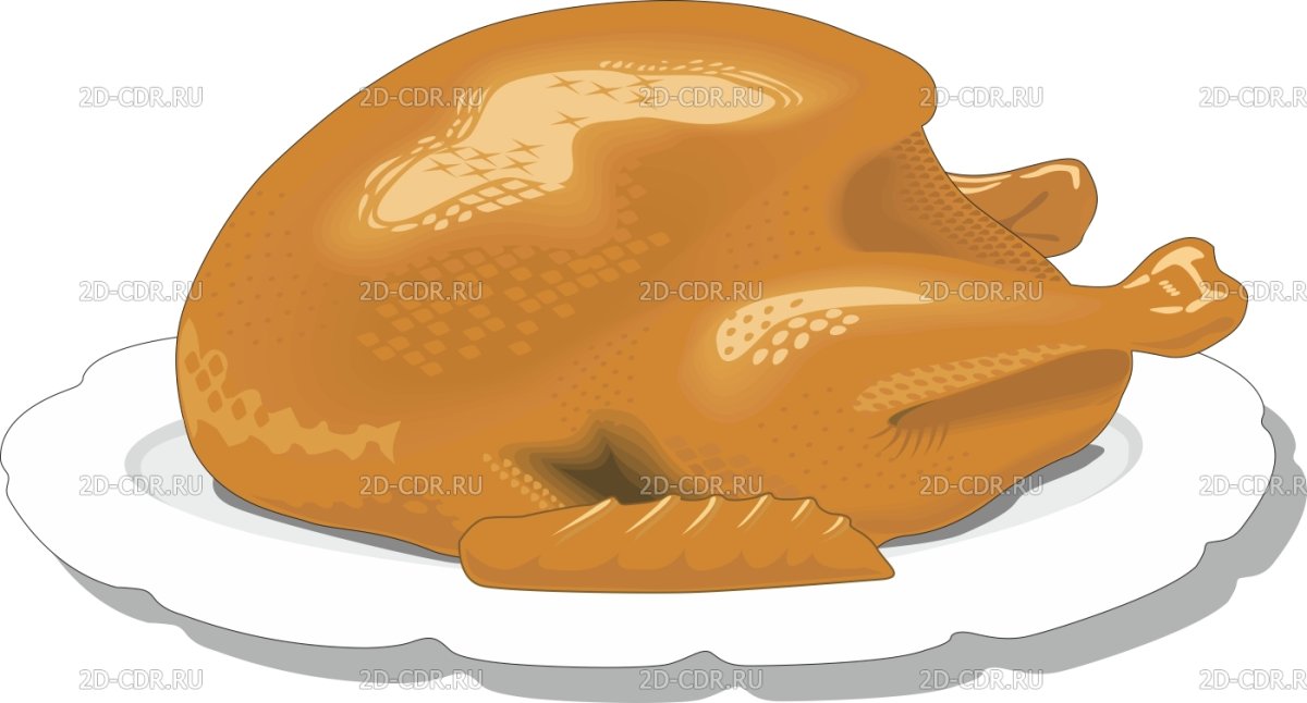 Смайлик жареная курица