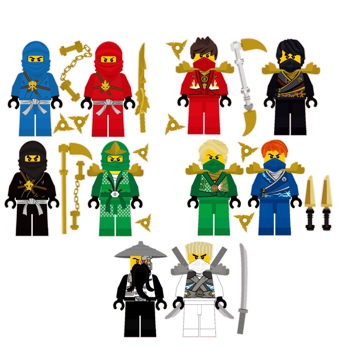 Ниндзяго 10 сезон герои