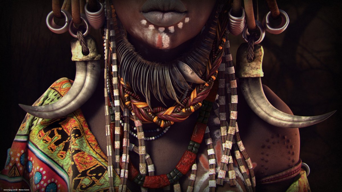Африканские племена арт