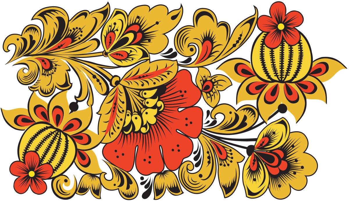 Роспись Хохломская русская народная