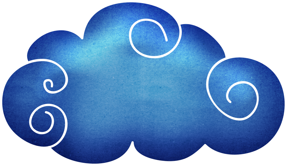 Туча для детей хмурая