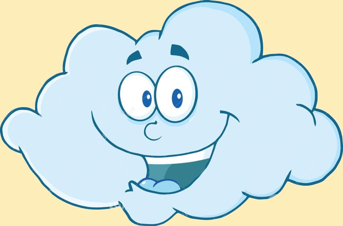 Тучки для украшения группы детского сада