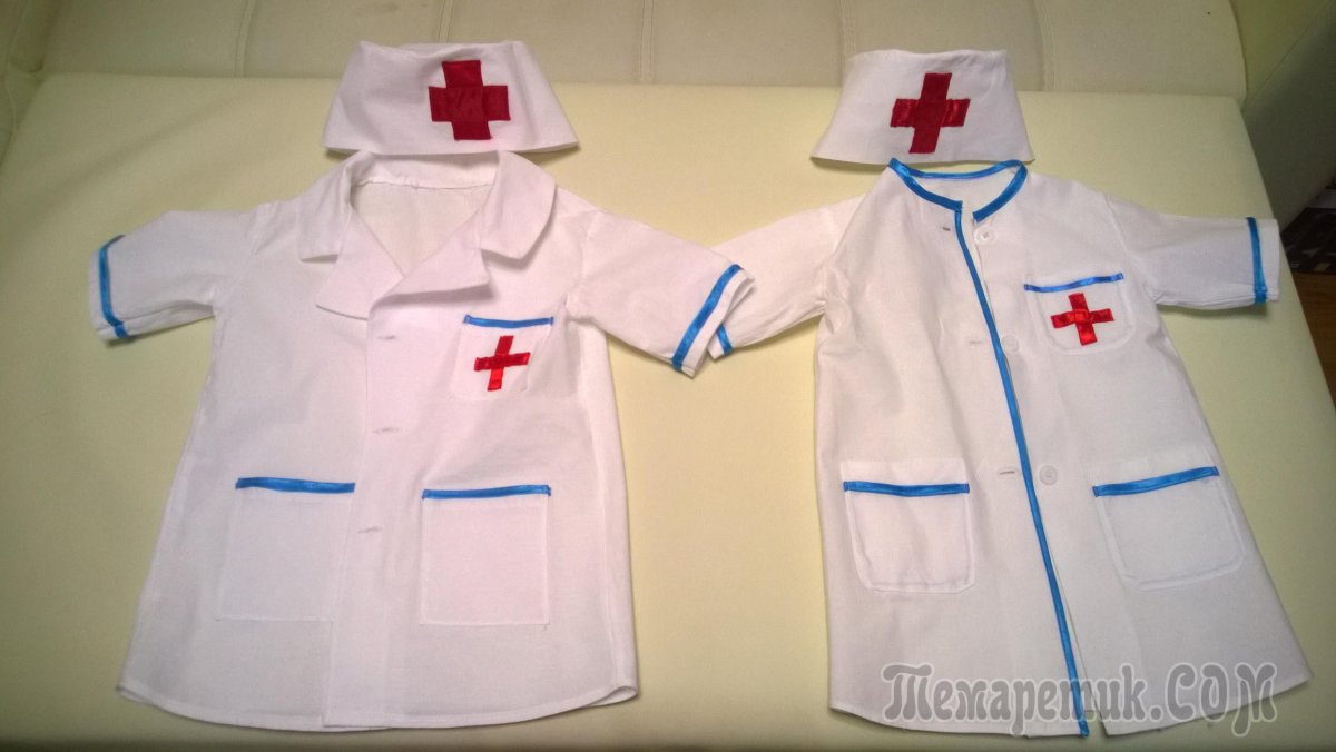 Шьем детский медицинский халат